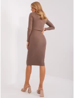 Spódnica RV SD model 18955469 brązowy - FPrice