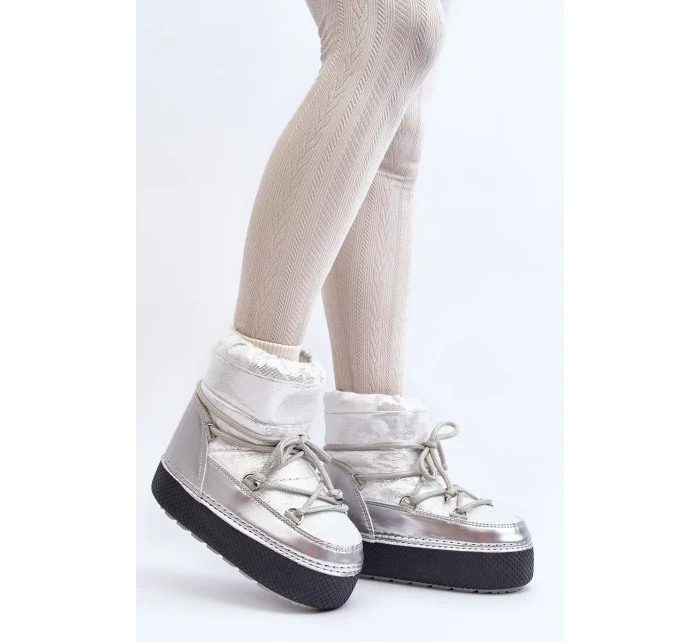 Dámské sněhule se stříbrným šněrováním Toolsa Dámské sněhule se stříbrným šněrováním Toolsa