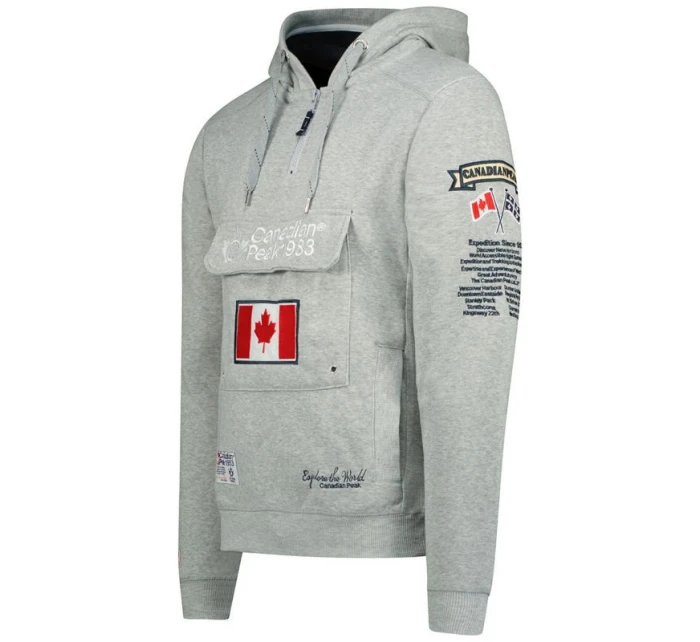 Pánska mikina RBMWW3826H/CP Grey Printed - Canadian Peak
