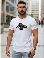 Pánske tričko s potlačou SUPERIOR white FashionStreet NX5015R Pánske tričko s potlačou SUPERIOR white FashionStreet NX5015R
