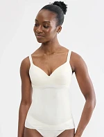 Dámske tielko sloggi ZERO Feel 2.0 THE UP Bra Shirt v krémovej farbe Silk White – SLOGGI