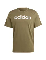 Tričko adidas Essentials Single Jersey s lineárnym vyšívaným logom M IC9280