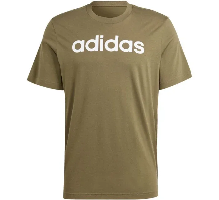 Tričko adidas Essentials Single Jersey s lineárnym vyšívaným logom M IC9280