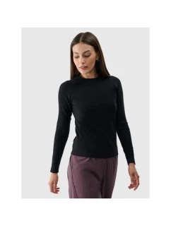 Dámské hladké bezešvé tričko s dlouhým rukávem model 21431866 - 4F