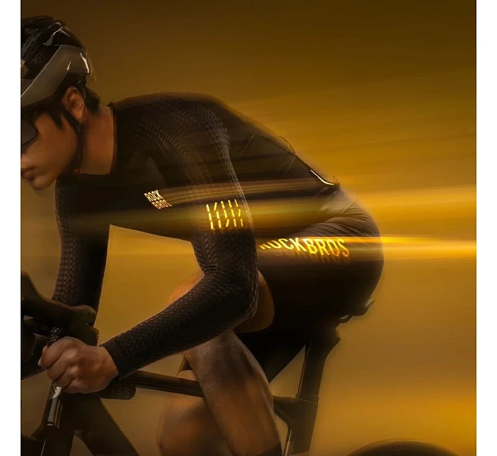 Cyklistický dres s dlouhým rukávem Diamond velikost  černý model 22114133 - Rockbros