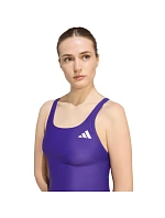 Dámske plavky značky adidas s výstrihom v tvare písmena V na chrbte, fialové, KS2951 Dámske plavky značky adidas s výstrihom v tvare písmena V na chrbte, fialové, KS2951