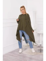 Halenka s model 18749094 spodní částí khaki - K-Fashion Halenka s model 18749094 spodní částí khaki - K-Fashion