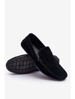 Pánské klasické semišové mokasíny Černe model 21613193 - EVENTO Pánské klasické semišové mokasíny Černe model 21613193 - EVENTO