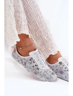 Dámské Kožené Polobotky Z Přírodní Kůže Vzorované model 21691782 Bílé - Artiker
