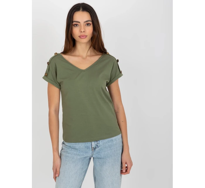 Dámska blúzka TW BZ BL 1006.56 khaki - FPrice Dámska blúzka TW BZ BL 1006.56 khaki - FPrice