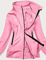 Svetloružová dámska mikina so stojačikom (HD150-25)