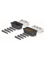 STOJACA SKLENENENÁ SADA RESPANA ECOLINE 74,6x77,7x36,8 cm ANTRACIT detské