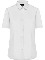 JN 679 Popelínová halenka s krátkým rukávem model 22488222 white - Daiber