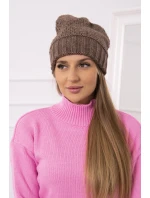 Dámska čiapka Danuta K331 mocca Dámska čiapka Danuta K331 mocca