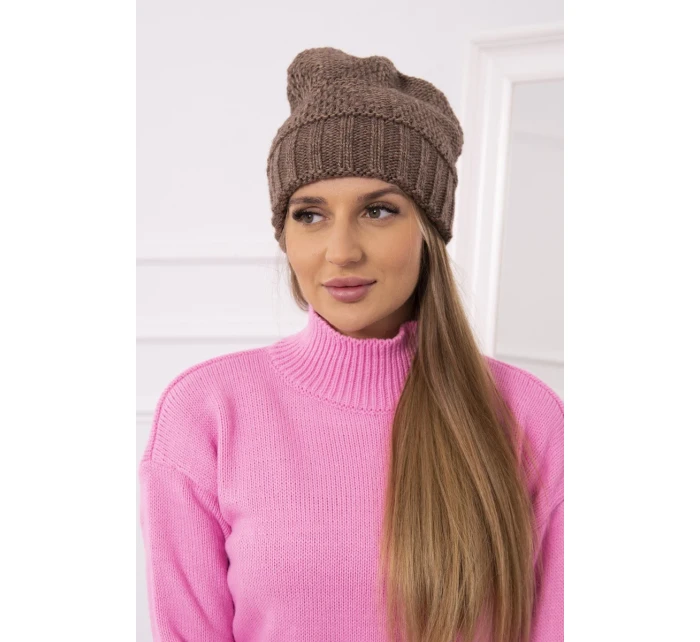 Dámska čiapka Danuta K331 mocca Dámska čiapka Danuta K331 mocca