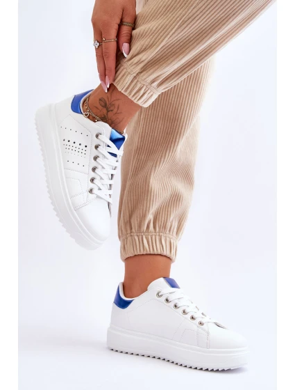 Damskie Sportowe Buty Biało-Niebieskie Be First! Damskie Sportowe Buty Biało-Niebieskie Be First!