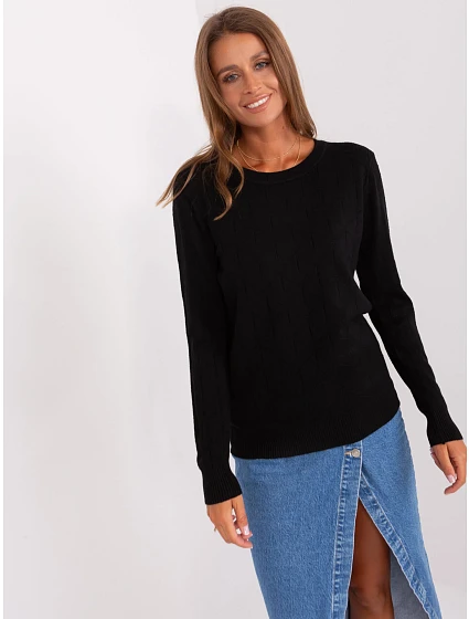 Sweter AT SW model 18895553 czarny - FPrice
