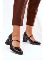Dámske lodičky 9689 black - Krok vo veľkom štýle