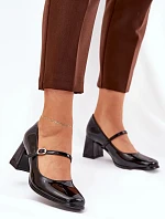 Dámske lodičky 9689 black - Krok vo veľkom štýle