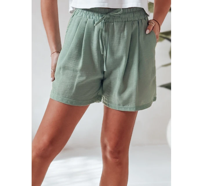 Dámske šortky RELAX TIME green FashionStreet SY0461 Dámske šortky RELAX TIME green FashionStreet SY0461