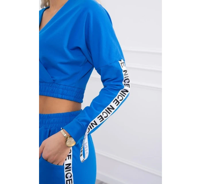 Sada s ozdobnými model 18746088 chrpa - K-Fashion Sada s ozdobnými model 18746088 chrpa - K-Fashion