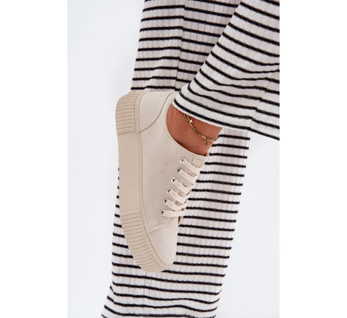 Dámské Textilní Tenisky Big Star model 21693225 Béžové - Big Star Shoes