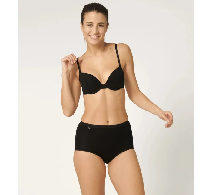 Dámské kalhotky Basic+ Maxi 3P černé - Sloggi Dámské kalhotky Basic+ Maxi 3P černé - Sloggi