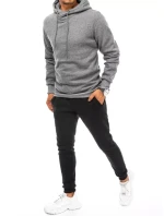 Pánska sivo-čierna tepláková súprava FashionStreet AX0669