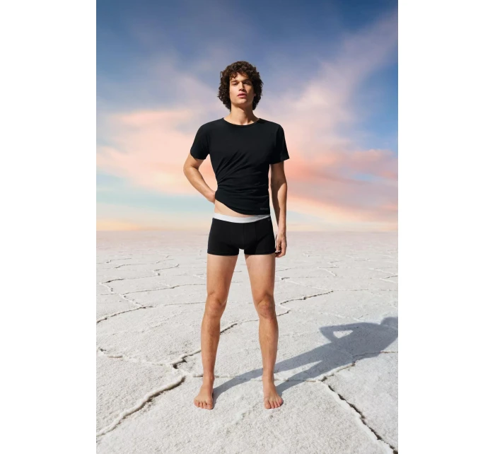 Pánske boxerky GO ABC 2.0 Hipster 6P - BLACK - black 0004 - SLOGGI