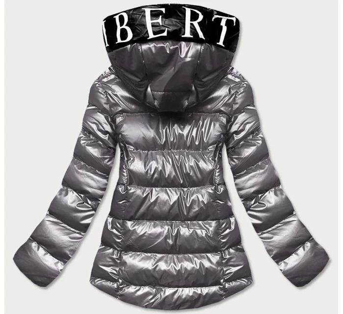 METALICZNA KURTKA DAMSKA Z KAPTUREM model 21243055 - SPEED.A METALICZNA KURTKA DAMSKA Z KAPTUREM model 21243055 - SPEED.A