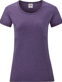 Fruit of the Loom Lady-Fit Valueweight T Dámske tričko 16.1372 heather purple