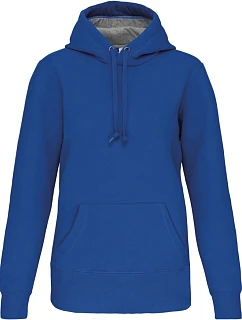 Kariban K 443 Mikina s kapucňou z hrubej bavlny 20.K443 svetlo kráľovská modrá