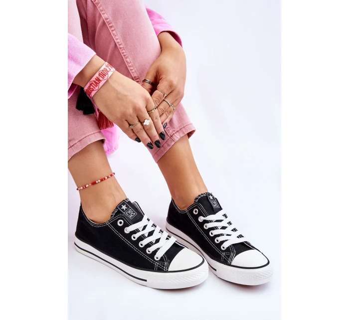 Dámské klasické tenisky černé a bílé model 21607880 - EVENTO