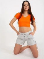 Szorty model 21175298 granatowy - FPrice