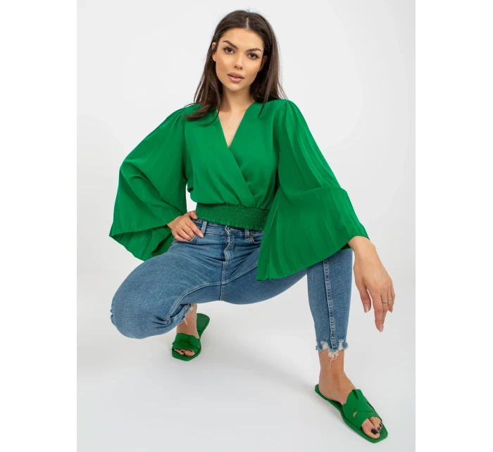 Halenka DHJ BZ model 18408672 zelená - FPrice Halenka DHJ BZ model 18408672 zelená - FPrice