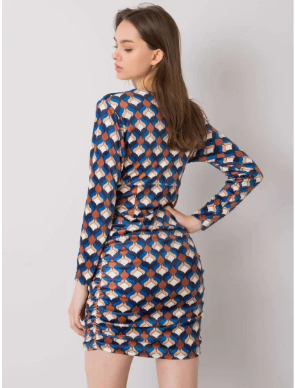 Šaty DHJ SK model 17544477 tmavě modrá - FPrice Šaty DHJ SK model 17544477 tmavě modrá - FPrice