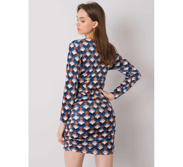 Šaty DHJ SK model 17544477 tmavě modrá - FPrice Šaty DHJ SK model 17544477 tmavě modrá - FPrice