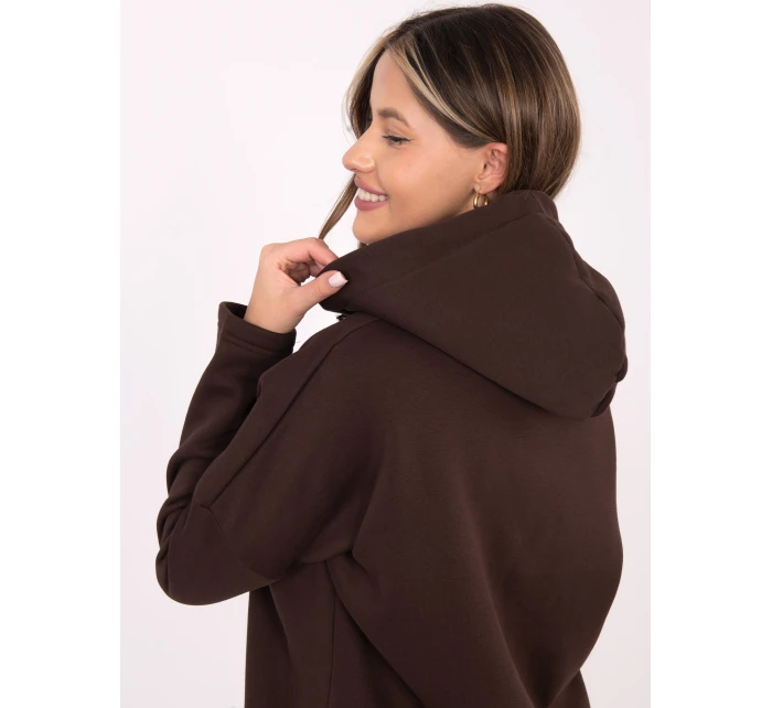 Bluza RV BL 4858 1.99P ciemny brązowy