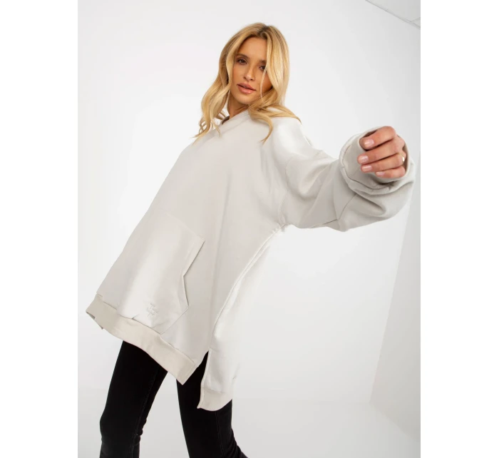 Dámská mikina TW BL model 18140319 světle šedá - FPrice Dámská mikina TW BL model 18140319 světle šedá - FPrice