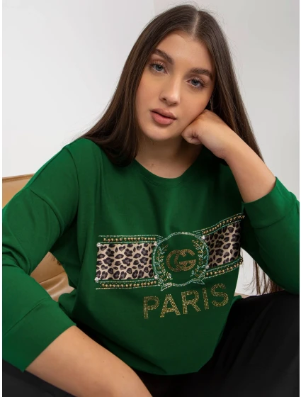 Blúzka VI BZ 2901.49P tmavo zelená