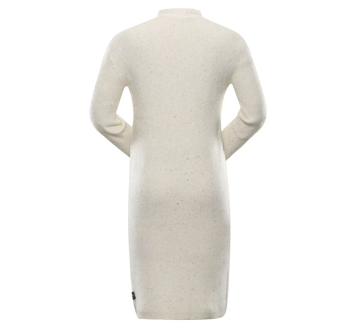 Dlouhý dámský svetr nax NAX HOXA creme