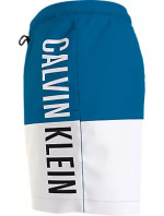 Pánske plavky Tkaný spodný diel plaviek MEDIUM DRAWSTRING-BLOCK KM0KM00994DYO - Calvin Klein