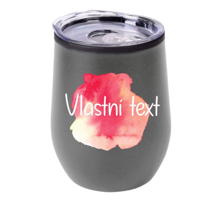 Personalizovaný termohrnek "bowl" - Akvarelový otisk