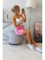 Zavinovacia sukňa 8984 ružová - Kesi