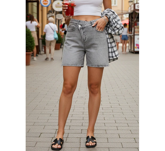 Spodenki damskie szare model 22118250 - FashionStreet