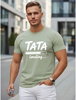 Koszulka męska z nadrukiem na bawełniana zielona model 22217812 - FashionStreet Koszulka męska z nadrukiem na bawełniana zielona model 22217812 - FashionStreet