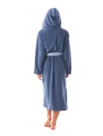 Dámsky župan Tampa duo s kapucňou 3959 denim light - Vestis