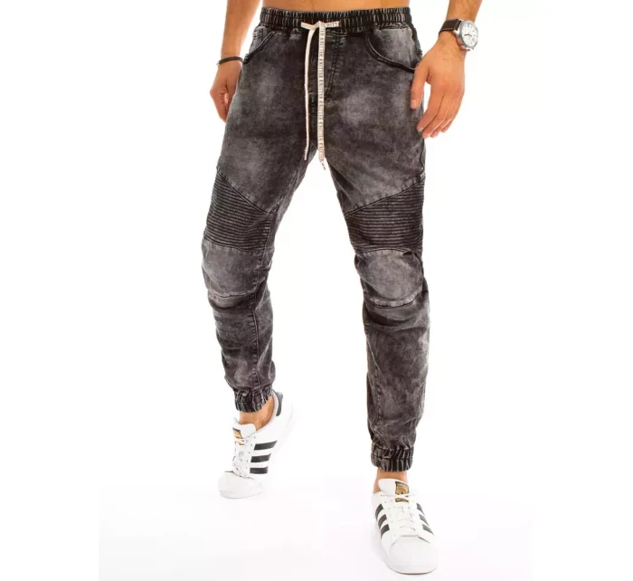 Pánské tmavě šedé džínové kalhoty Dstreet model 21963067 - FashionStreet