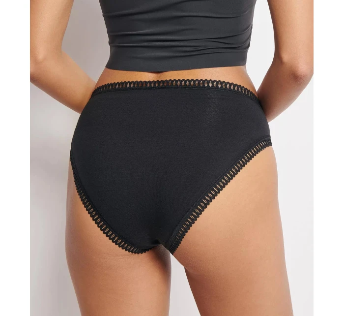 Dámske nohavičky GO Crush High leg C3P - BLUE - modré M008 - SLOGGI Dámske nohavičky GO Crush High leg C3P - BLUE - modré M008 - SLOGGI