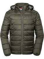 Pánská Nano bunda s kapucí 10. dark olive model 22473337 - Russell Athletic Pánská Nano bunda s kapucí 10. dark olive model 22473337 - Russell Athletic